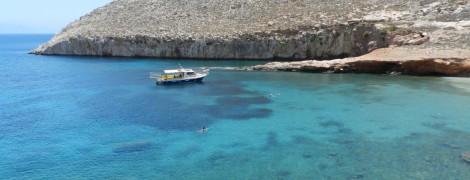 Un tuffo nel mare di Halki
